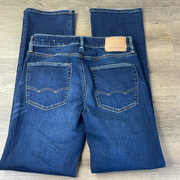 American Eagle Men’s Original Bootcut Jeans, dark wash, size 31 x 34 - Picture 8 of 10